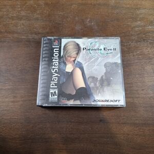 Ps1 Psx Psone Parasite Eve II 2 Black Label Edition + Reg Card Game Cib